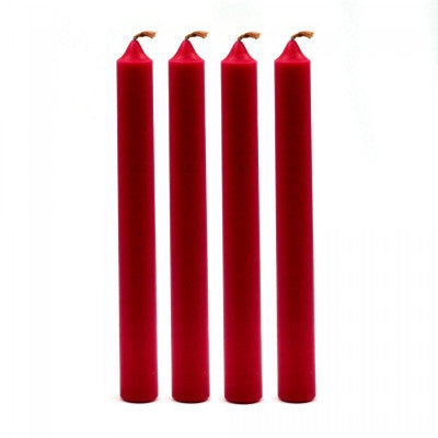 Boite De 4 Bougies - Fushia (Parfum Fraise)