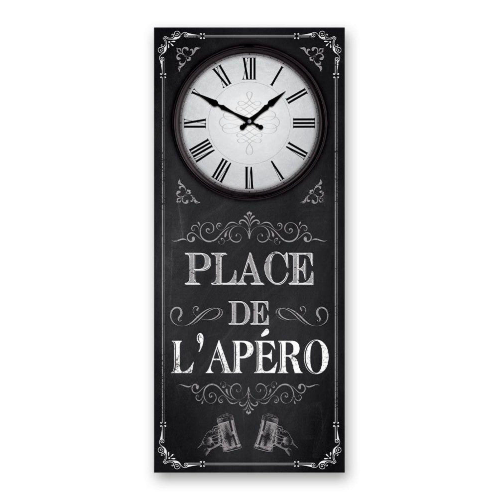 Horloge En Bois 70 Cm - Place De L'Apéro